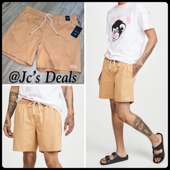 ☀️ THE RVCA OPPOSITES ELASTIC 2 BOARDSHORTS 17" ☀️ - Picture 1 of 7